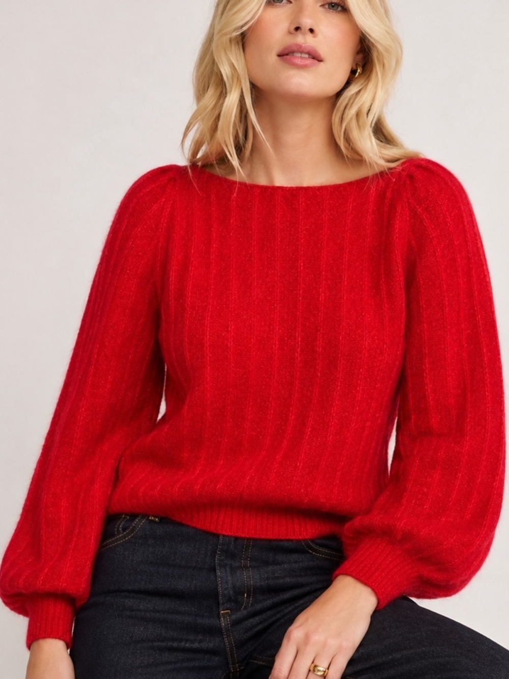 ⭐️Sezane Aretha Jumper Carmine Red - Size xs⭐️